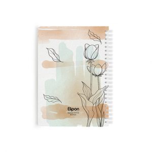 دفتر یادداشت 80 برگ سیمی