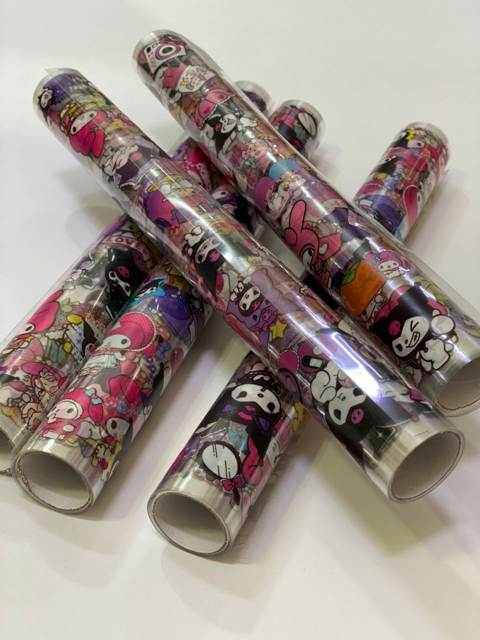 استیکر کرومی متری