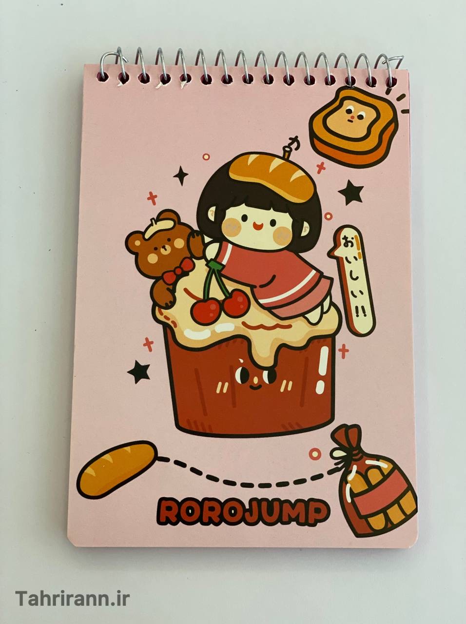 دفتر یادداشت کریمی سیمی جلد نرم