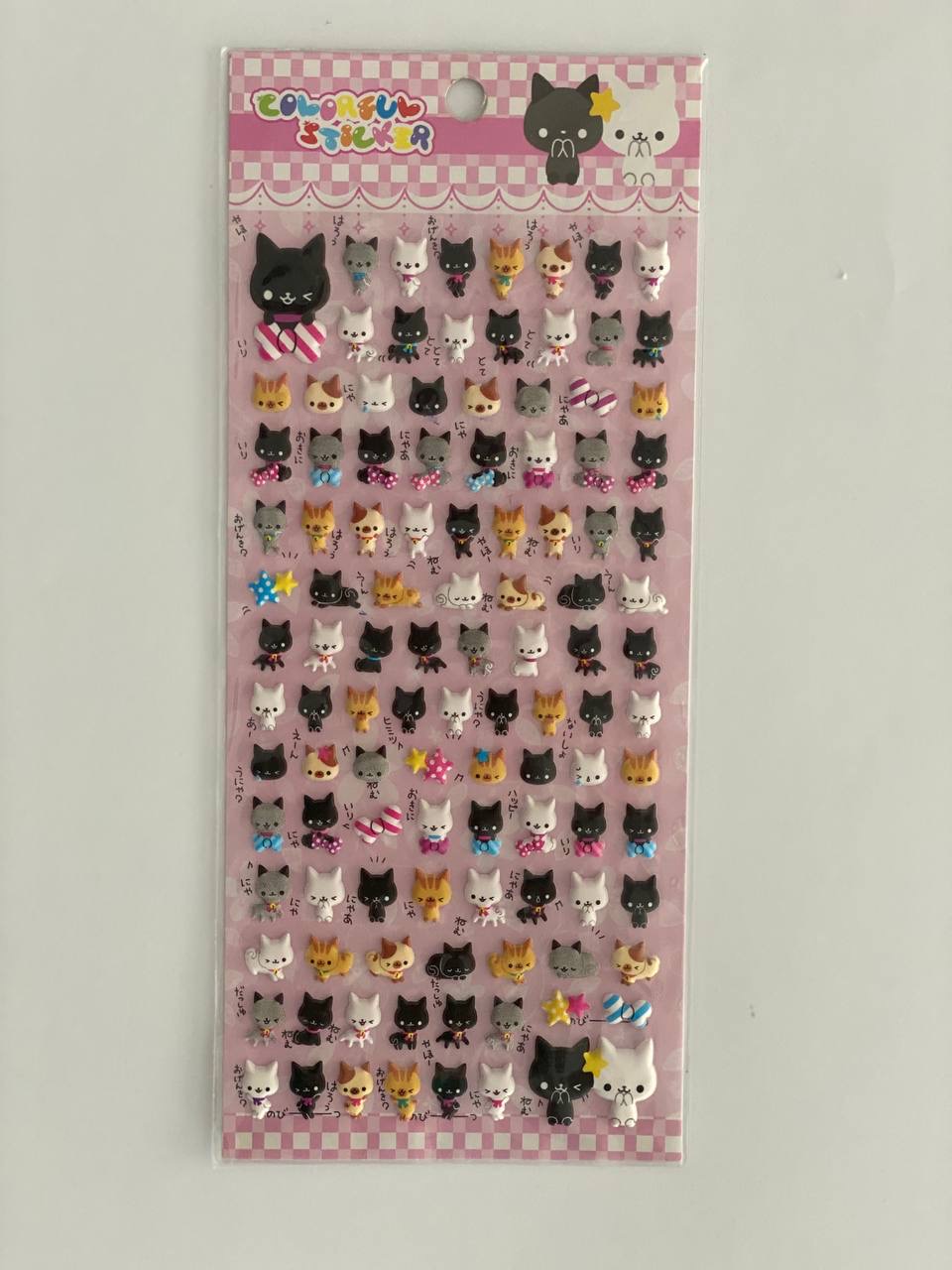 استیکر سه بعدی گربه